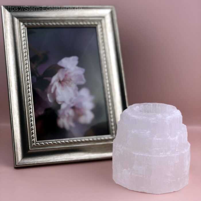 Extras - Selenit Turm Teelicht – Bild 2