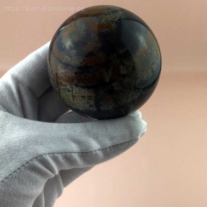 Kugeln - Ozean Jaspis Kugel 2 – Bild 3