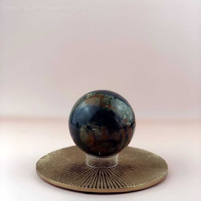 Kugeln - Ozean Jaspis Kugel 2 – Bild 4