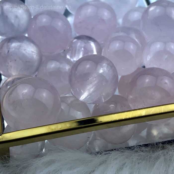 Kugeln - Rosenquarz Mini Kugel – Bild 3