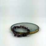 Schmuck - Erdbeerquarz Splitterarmband