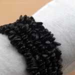 Schmuck - Schwarzer turmalin 0,6mm – Bild 2