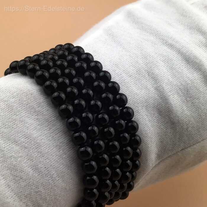 Schmuck - Schwarzer turmalin 0,6mm – Bild 3