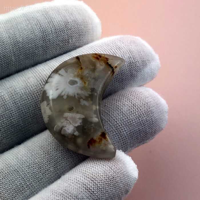 schnitzereien-Blumenachat-Monde5 Schnitzereien - Blumenachat Monde – Bild 3