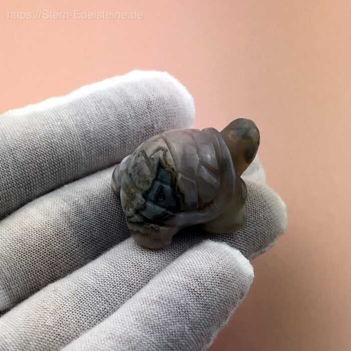 schnitzereien-Blumenachat-Schildkröten-4 Schnitzereien - Bluemanachat Schildkröten – Bild 3