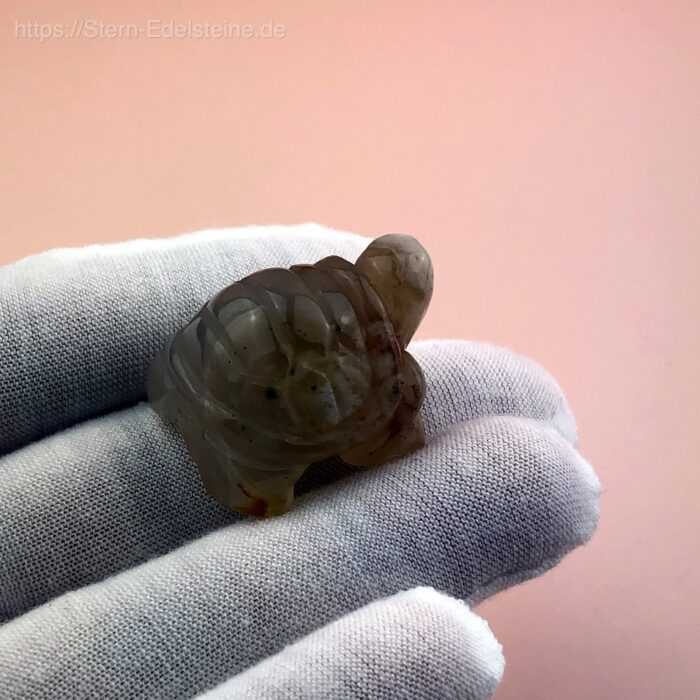 schnitzereien-Blumenachat-Schildkröten3 Schnitzereien - Bluemanachat Schildkröten – Bild 4