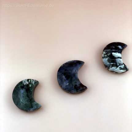 Schnitzereien - Moosachat Monde