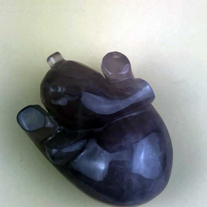 Schnitzereien - Human Hearts Rosenquarz – Bild 3