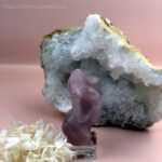 Schnitzereien - Rosenquarz Schwangeren Body – Bild 4