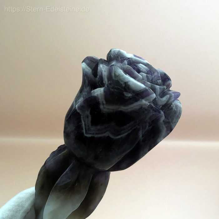 Schnitzereien - Traumamethyst Rose – Bild 4