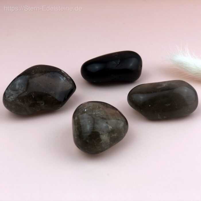 Trommelsteine - Rauchquarz – Bild 2