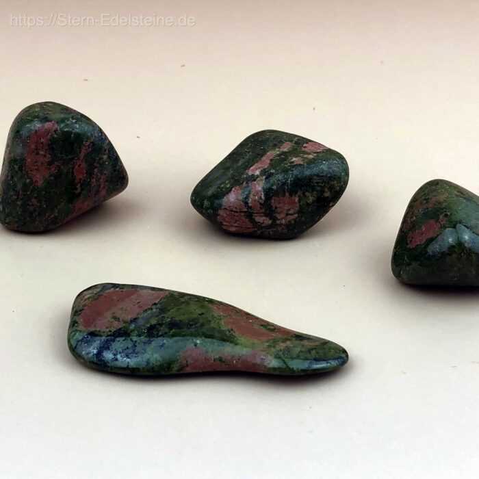 Trommelsteine - Unakit S – Bild 2