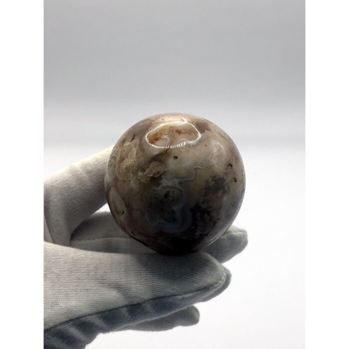 SALE - Blumenachat Kugel – Bild 2