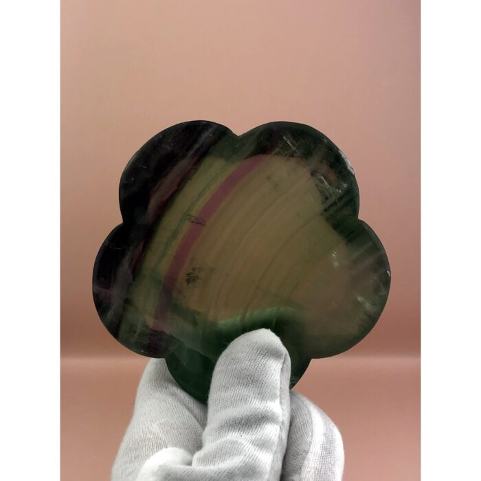 Schnitzereien - Fluorit Blumenschale – Bild 2