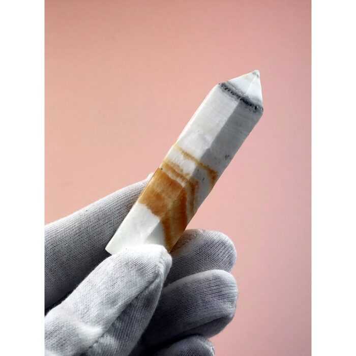 Türme - Orangen Calcit Türmchen – Bild 2