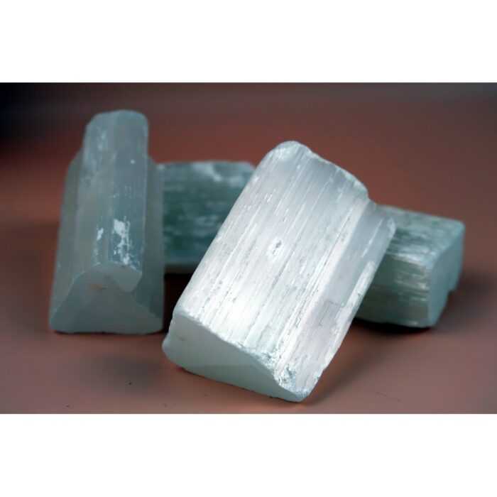 Trommelsteine - Selenit Brocken – Bild 1