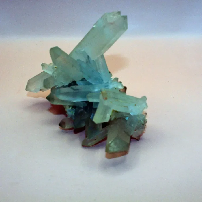 Cluster - Pink Lemurian Quarz – Bild 3