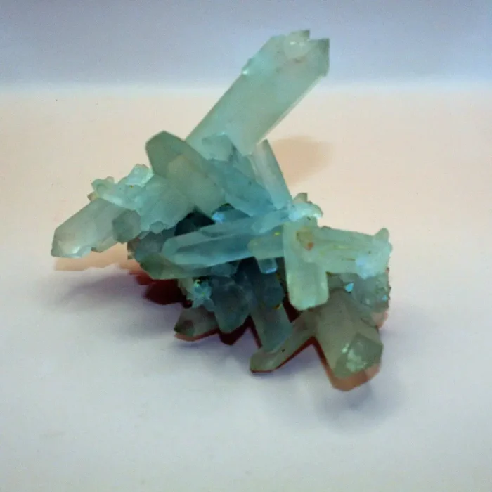 Cluster - Pink Lemurian Quarz – Bild 4